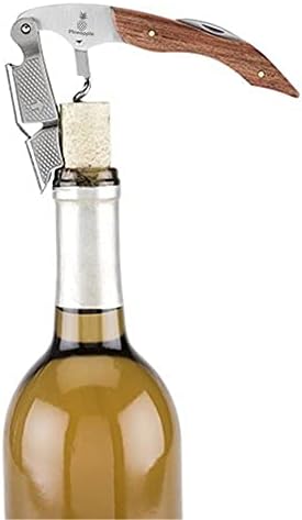 PINEAPPLE Professional Corkscrew Wine Bottle Opener with Foil Cutter Wine Key for Waiters, Servers, Bartenders, Sommeliers, Wine Lovers (Rosewood)