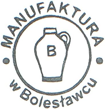 Blue Rose Polish Pottery Small Dots Sugar & Creamer with Tray