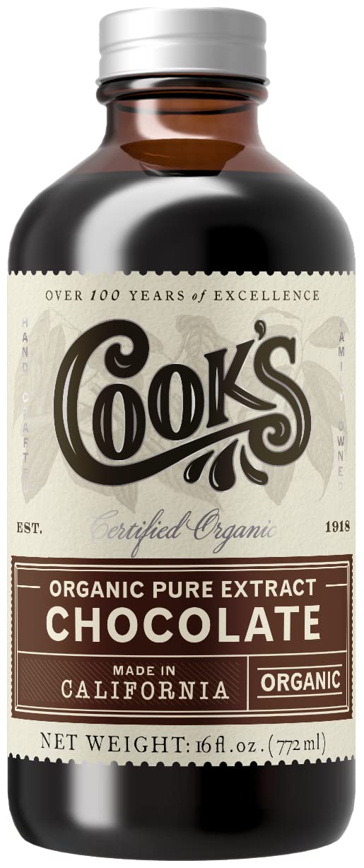 Cook's Organic Chocolate Extract, 16 oz