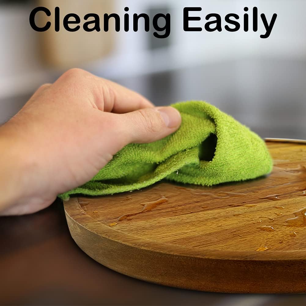 13" Acacia Wood Lazy Susan Organizer Kitchen Turntable for Cabinet Pantry Table Organization