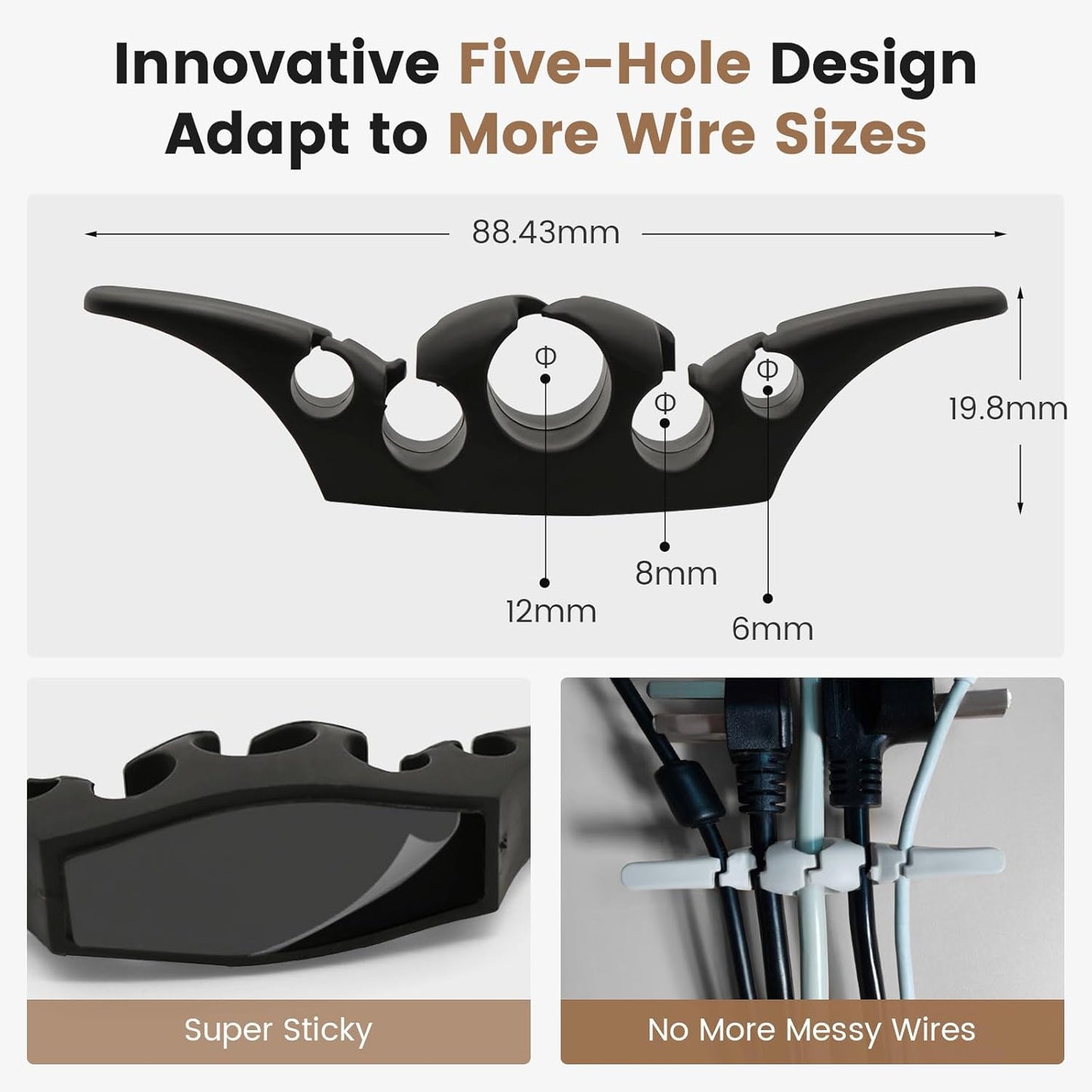 Cord Organizer for Appliances,Wire Organizers for Appliances, Kitchen Appliance Cord Organizer for Mixer,Blender,Coffee Maker,Pressure Cooker,Must-Have Kitchen Accessories for Daily Life(4 Packs)