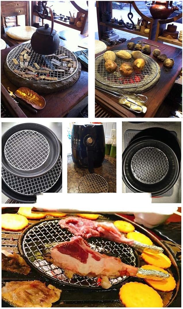 Versatile Round 304 Stainless Steel Cooling Rack Baking,Heat Resistant Rust Proof Sturdy Durable Dia 11.6"