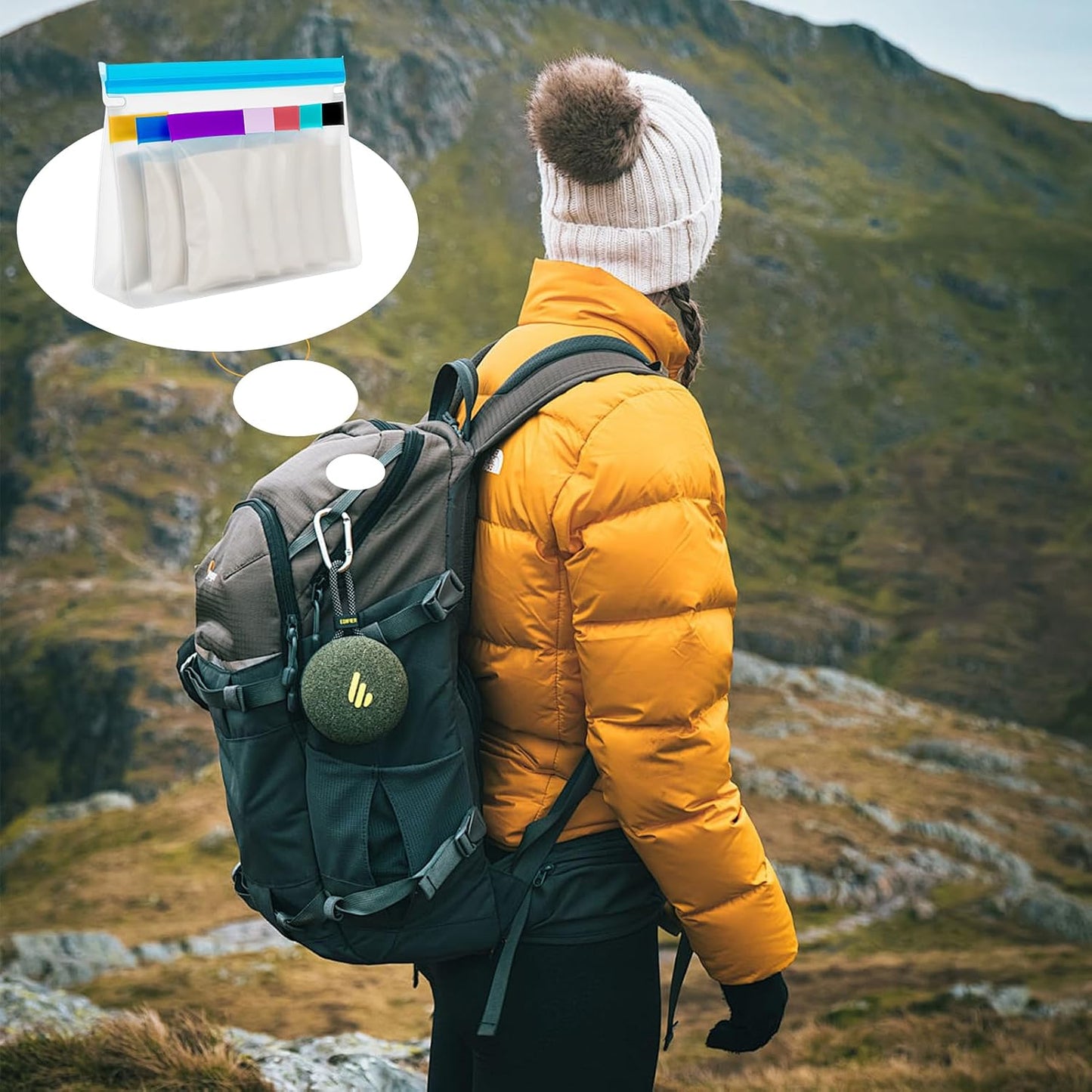 Protein Powder Travel Kit - 14 Single/Double Dose Pouches + 2 Large Storage Bags and 14 Pill Pouch Bags with Funnels, Scoops & Labels, TSA-Compliant Supplement Organizer