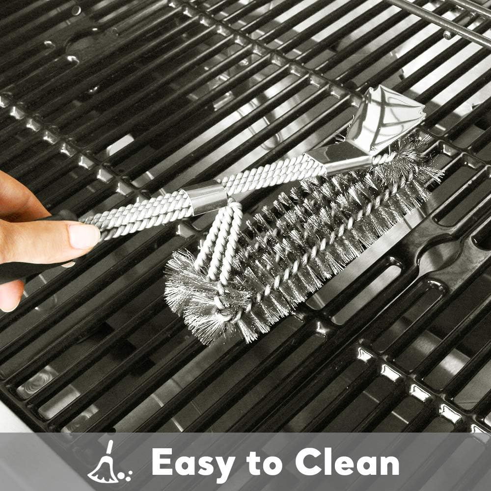 Uniflasy Cooking Grid Grates Replacement for Chargriller 2121, 2123, 2222, 2828, 3001, 3008, 3030, 3725, 4000, 5050, 5252, 5650, King Griller 3008 5252, 19 3/4 x 6 3/4 Inches for Each, 4 Pack