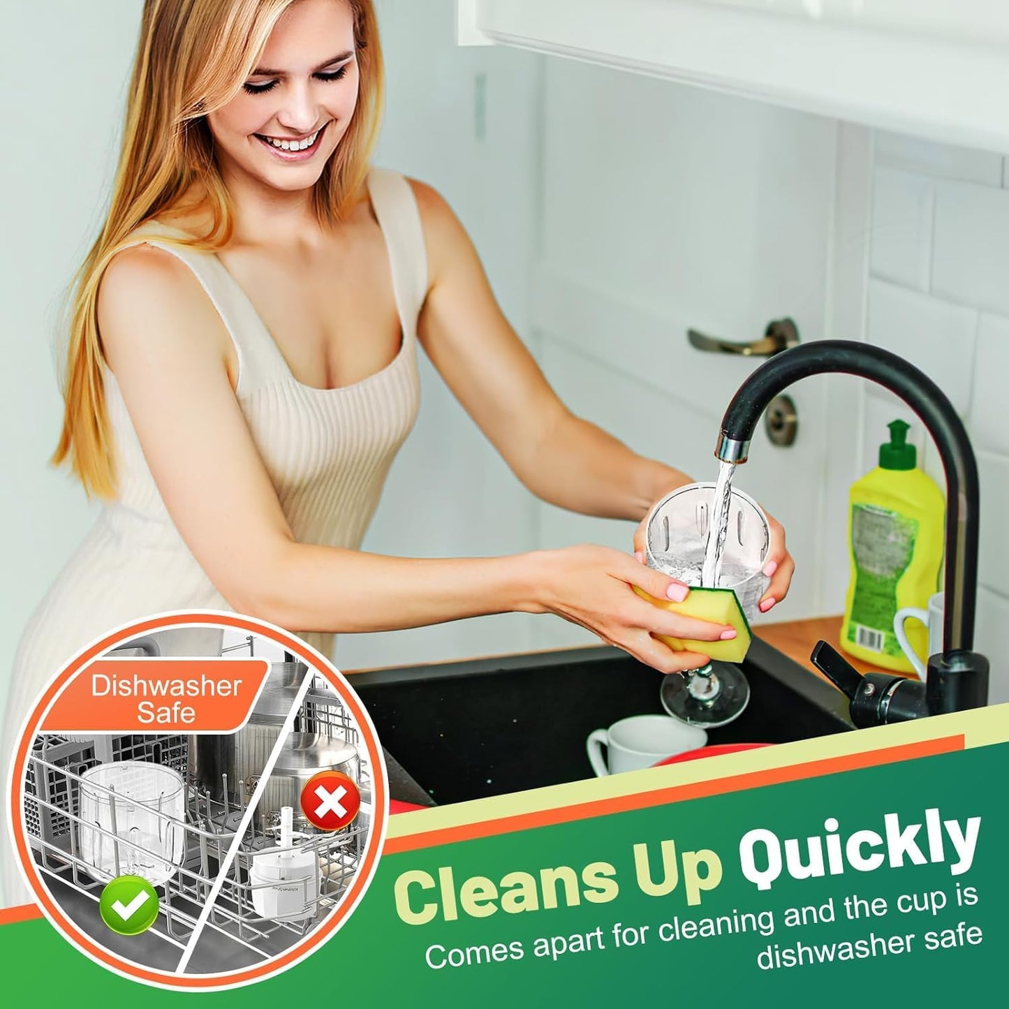 Electric Garlic Chopper, 300ML Portable Cordless Mini Food Processor, Rechargeable Vegetable Chopper Blender for Nuts Chili Onion Minced Meat and Spices BPA-Free(White)