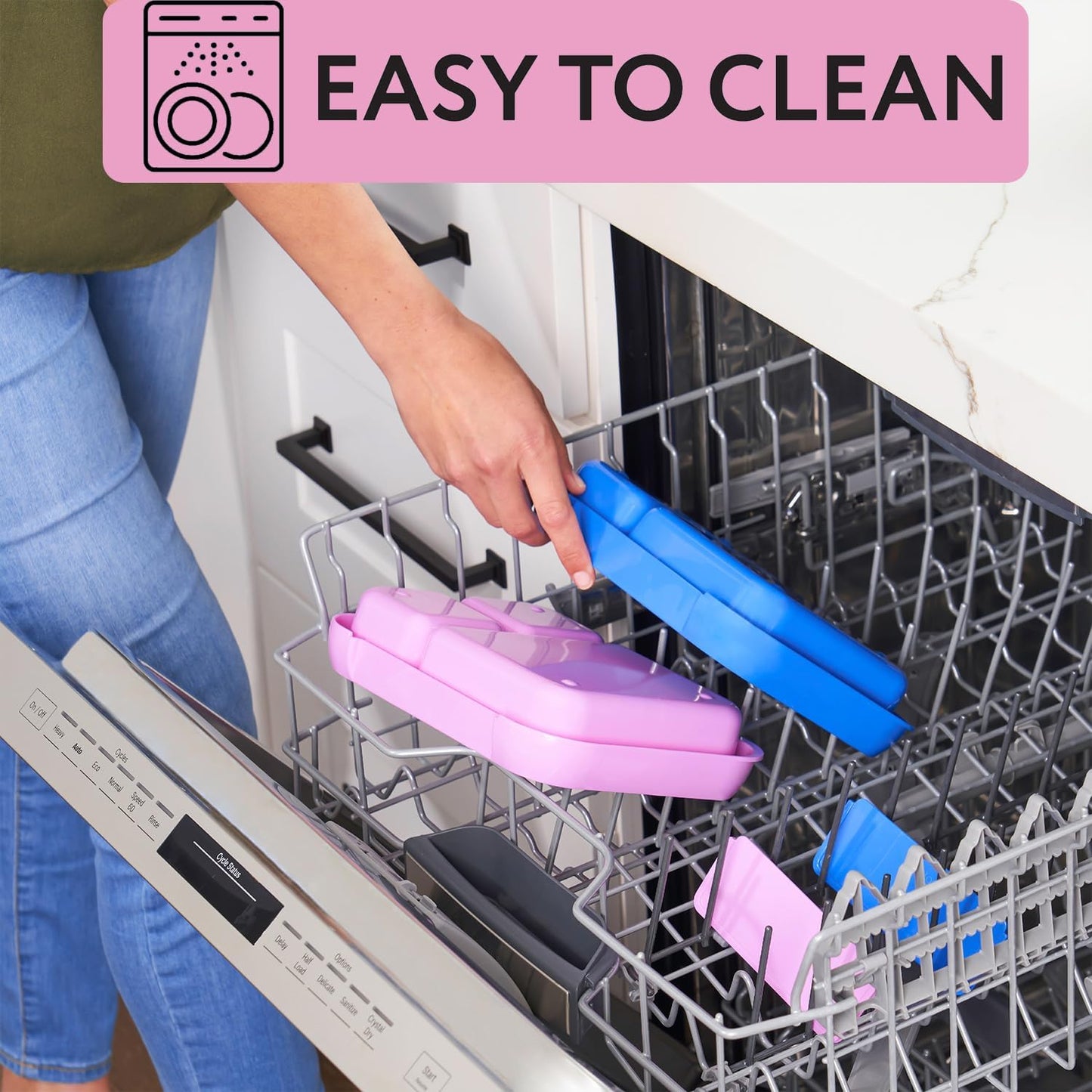 3Pcs Replacement Insert Divider for Bento Box Insert Divider Compatible with Bentgo Lunch Box Made from Food-safe Grade Materials (Pop)