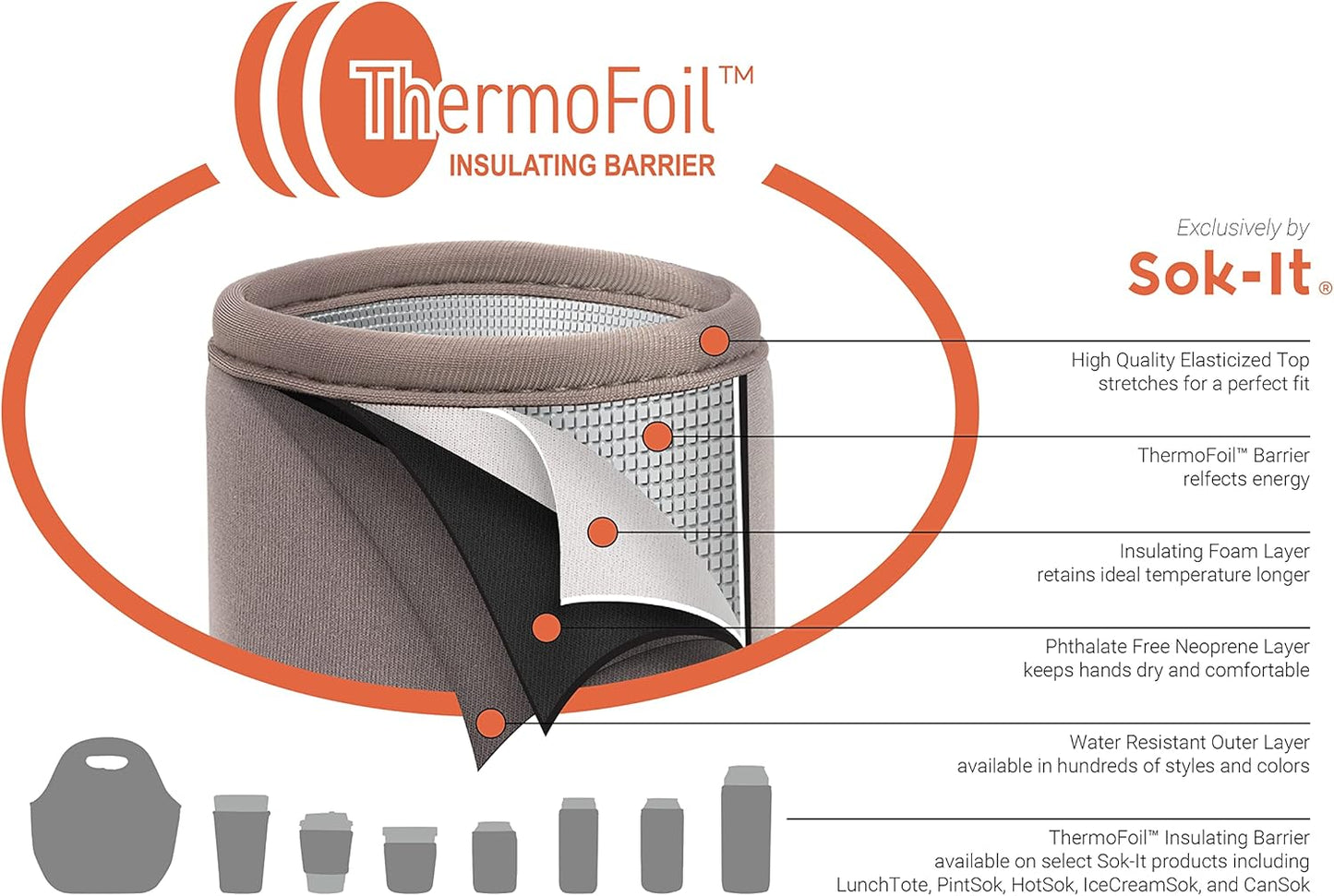 Sok It IceCreamSok Insulated Neoprene Cover (English Garden Picnic, Tapered Ice Cream Pints)