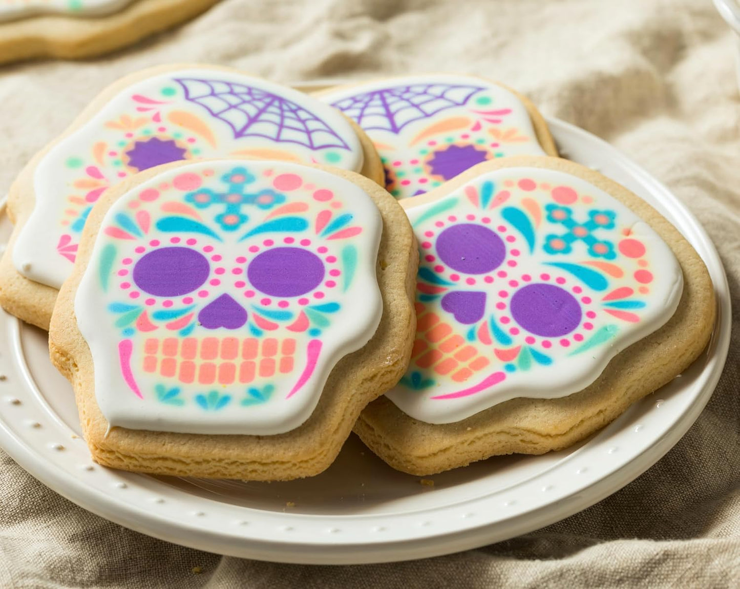 Sugar Skull Cookie Cutter, Food Grade Premium Stainless Steel, Dishwasher Safe
