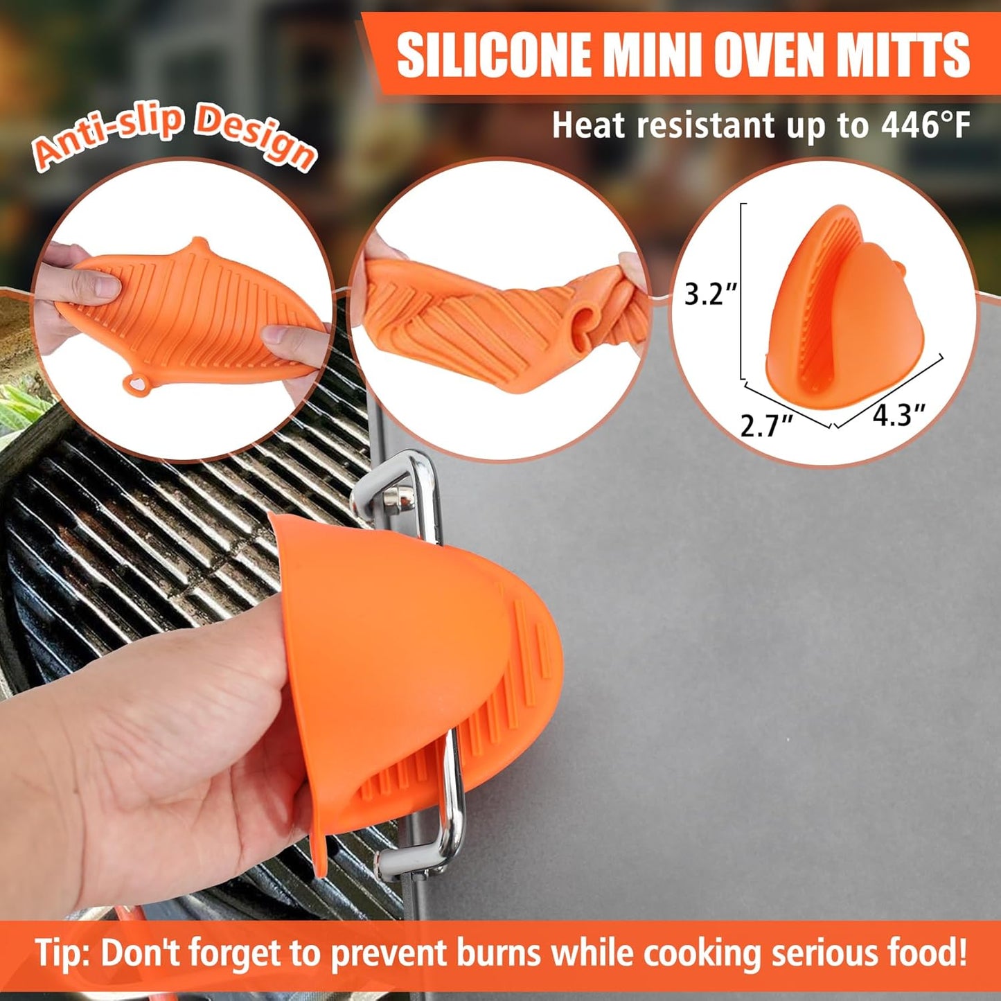 KEESHA Stainless Steels Griddle Insert for Weber Spirit I & II 200 Series Gas Grills Flat Top Grill Griddle Replacement Parts for Weber Spirit S-210, S-215, E-210, E-215, E-220 with Mini Oven Mitt