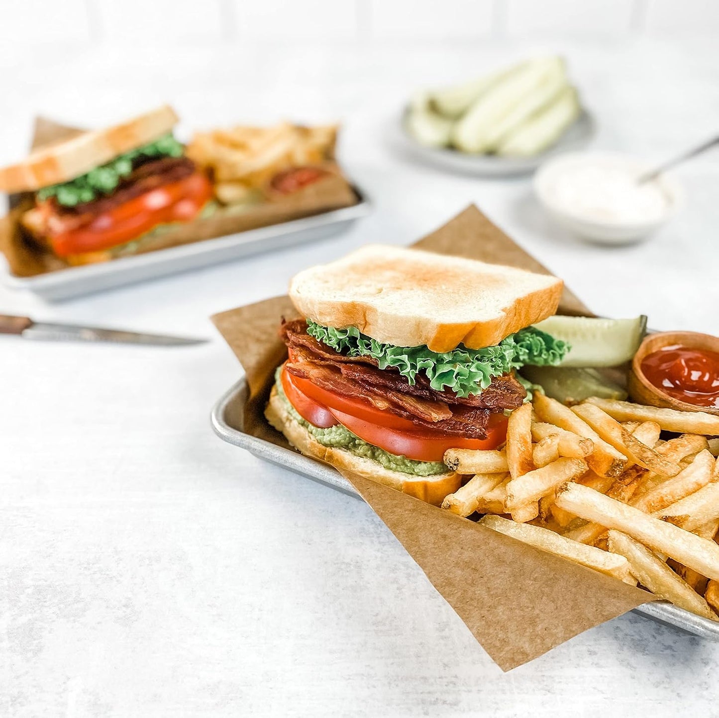 USA Pan Bakeware Mini Sheet Pan, Warp Resistant Nonstick Baking Pan, Aluminized Steel