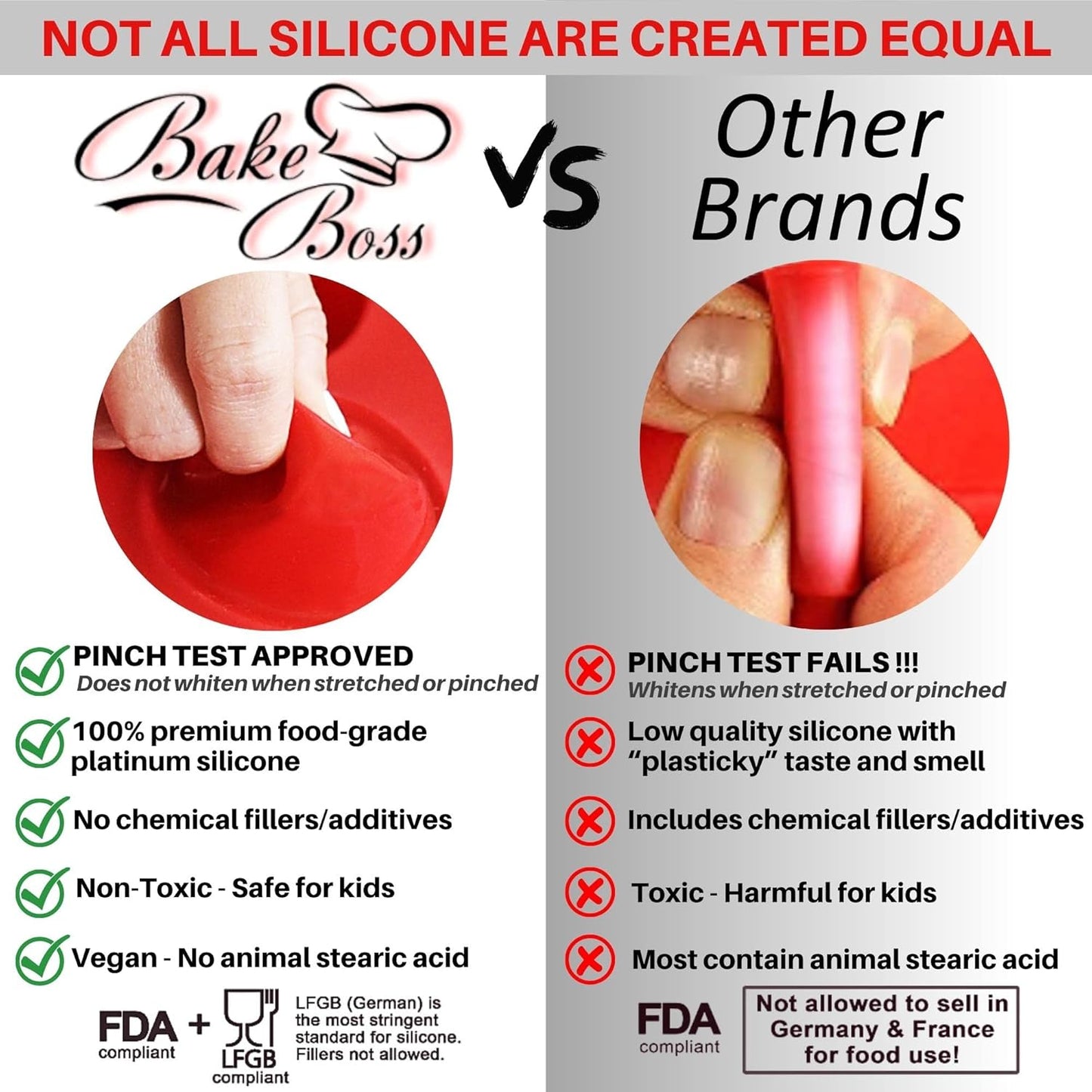 Regular Size 6 Cup Silicone Muffin Pans for Baking - Non-Stick Silicone Cupcake Pans, Easy-Release, Metal Handles, BPA-Free, Dishwasher & Oven Safe, Even Baking Muffin Tray