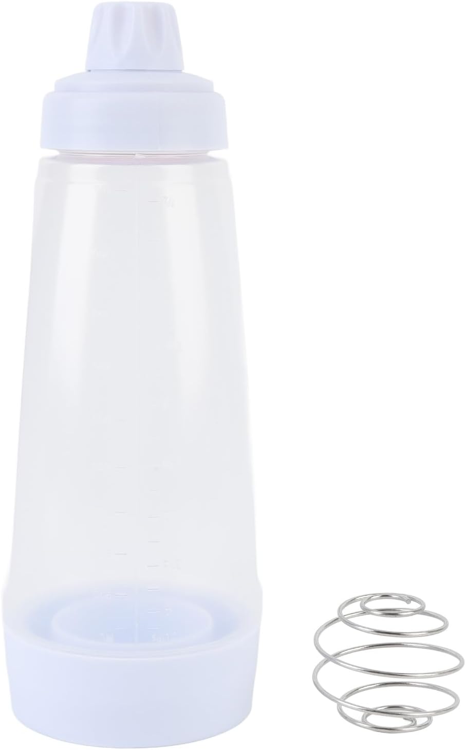 Pssopp Batter Dispenser and Mixer, Shaker Bottle Batter Mixer Pancake Batter Dispenser Mixer Pancake Bottle for Cupcakes Crepes Pancake Mix Muffins