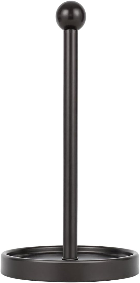 Ivilon Countertop Paper Towel Holder - Modern Sleek Ball Minimalist Design - Color Oil Rubbed Bronze
