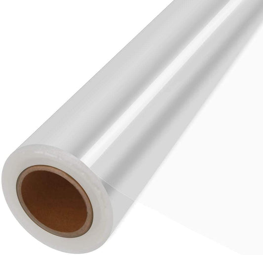 JOYIT 110 ft Cellophane Wrap Roll (35 in x 110 ft) - 3 Mil Thickness, Clear Bags, Wrapping Paper for Flower Gift Baskets (35" fold into 17.5")