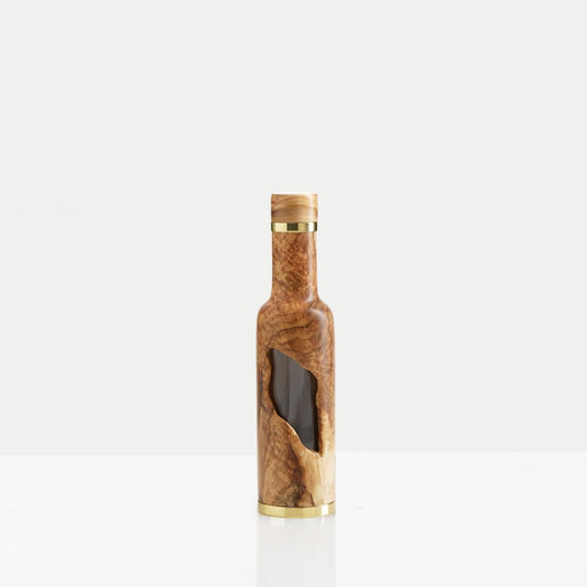 Olive wood bottle - Tree Hollow Design - 200ml