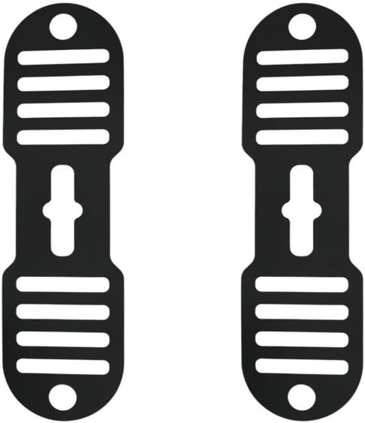 Silicone Lid Lock Strap for Crockpot Slow Cooker (6/7/8 Quart) - Universal Crockpot Lid Holder & Rubber Strap Alternative | Heat-Resistant, No-Spill Design Transport Accessories (Black 2PCS)