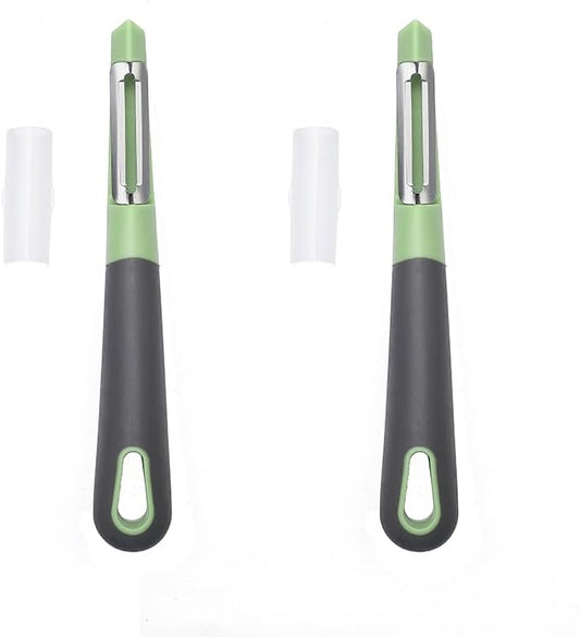 Fanmusic Swivel peelers - potato peelers，Fruit and vegetable peelers for kitchen (2 pack)