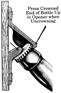 STARR "X" Open Bottle Here | Heavy Duty Classic Wall Mounted Bottle Opener for Easy Beer and Soda Bottle Opening, Red