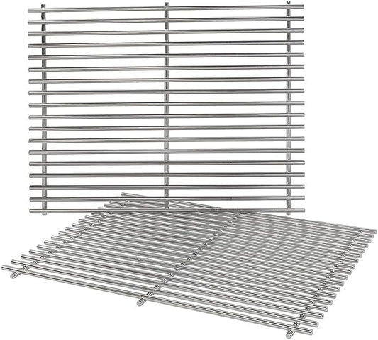 19.5" Cooking Grates for Weber Genesis 300 Series, Genesis E310 E320 E330 S310 S320 S330, 304 Stainless Steel Grill Grate Replacement Parts for Weber 7528 & 7524