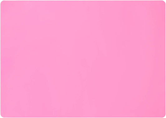 Gartful Extra Large Silicone Mats for Countertop, 28" by 20" Multipurpose Mat, Counter Table Protector, Desk Saver Pad, Placemat Nonstick Nonskid Heat-Resistant Pad, Pink