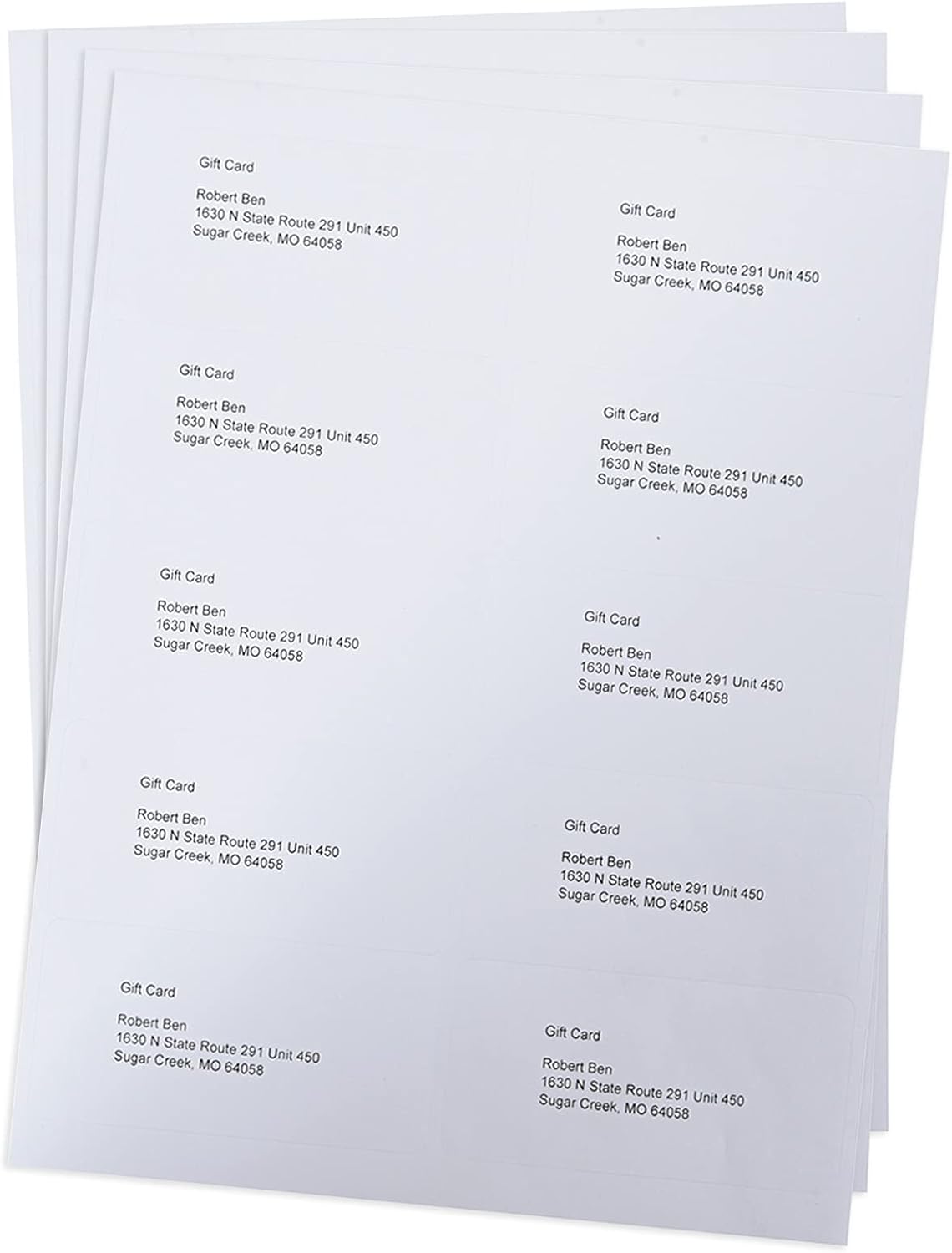 9527 Product 2x4 inch Shipping Labels, 300 Labels per Pack, Laser/Inkjet Compatible, Self-Adhesive