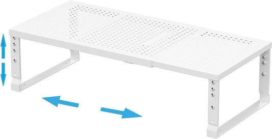 Expandable,Adjustable & Stackable Spice Rack, Cabinet Kitchen Countertop Shelf Organizer,Metal Pantry Storage Shelves - Space-Saving Storage Solution(1Pack/White/Large)