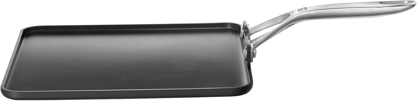 ZWILLING Motion Hard Anodized 11 x 11-inch Aluminum Nonstick Square Griddle