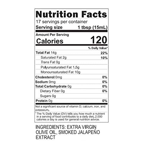 Blazing Bella Smoky Jalapeno Infused Extra Virgin Olive Oil