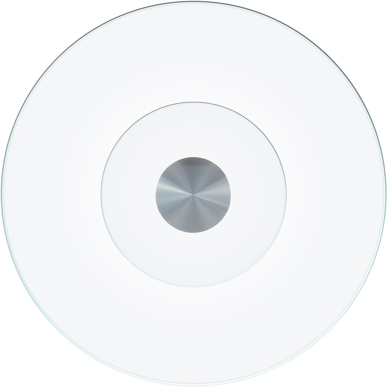 40-Inch Lazy Susan Turntable for Dining Table, Tempered Glass, 360° Rotation, Anti-Tip Design, Perfect for Parties, Weddings, and Family Dinners (40 inch)