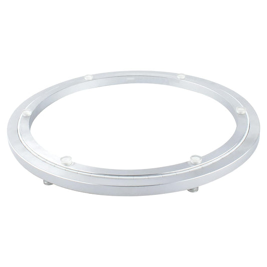 TamBee 14 Inch Mute Lazy Susan Bearing Heavy Duty Aluminum Lazy Susan Hardware Kit Rotating Ring Mechanism for Dining Tables, DIY Projects(Base Only)