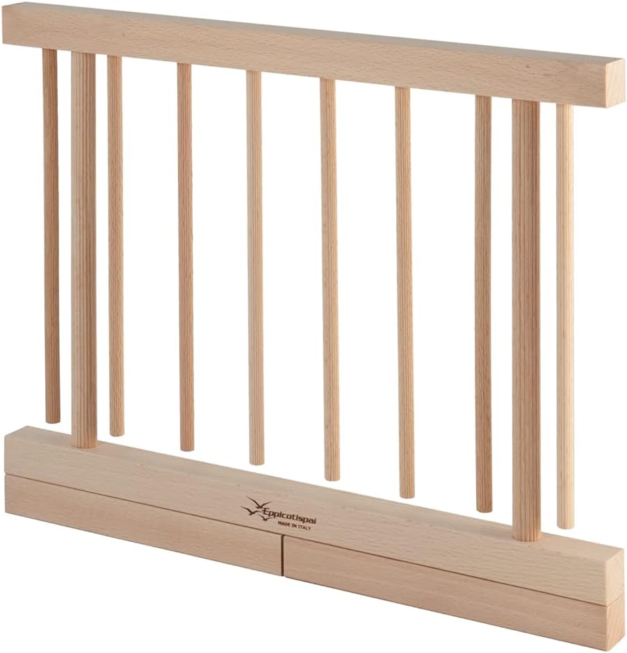 Eppicotispai EP 102 Natural Beechwood Collapsable Pasta Drying Rack
