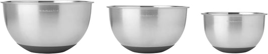 KitchenAid Stainless Steel Mixing Bowls, Set Of 3