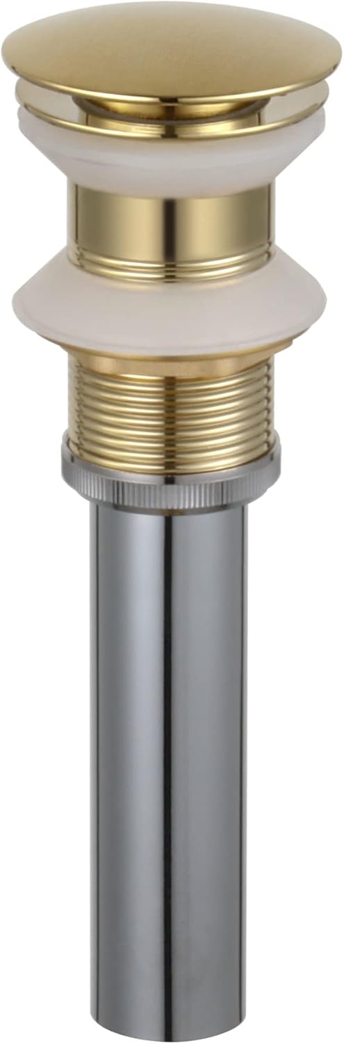 Dowell Pop Up Drain Stopper for Bathroom Vanity/Vessel Sink (Golden 6011 0815)