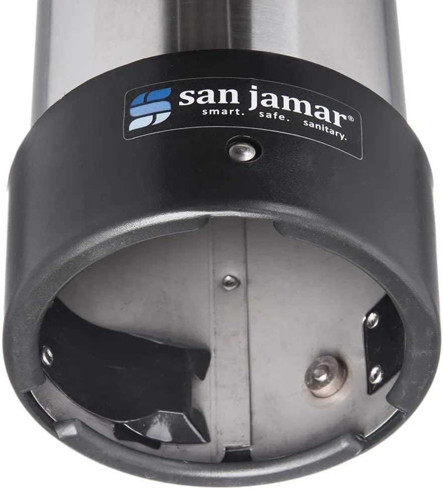 San Jamar Small Pull-Type Cup Dispenser 6 - 10 Oz. Cups for Restaurants, Home, and Office, Stainless Steel, 23.5 Inches, Silver