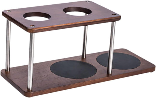 Pour Over Coffee Station Dripper Stand Rack Wood Reusable Multipurpose Accessories Decor Dripper Holder Filter Holder