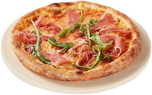 Large Pizza Stone Round 15", Heavy Duty Cooking Stone for Grill, Baking Pizza Stone for bread, Ideal for Grilling Baking Several Sizes of Pizzas