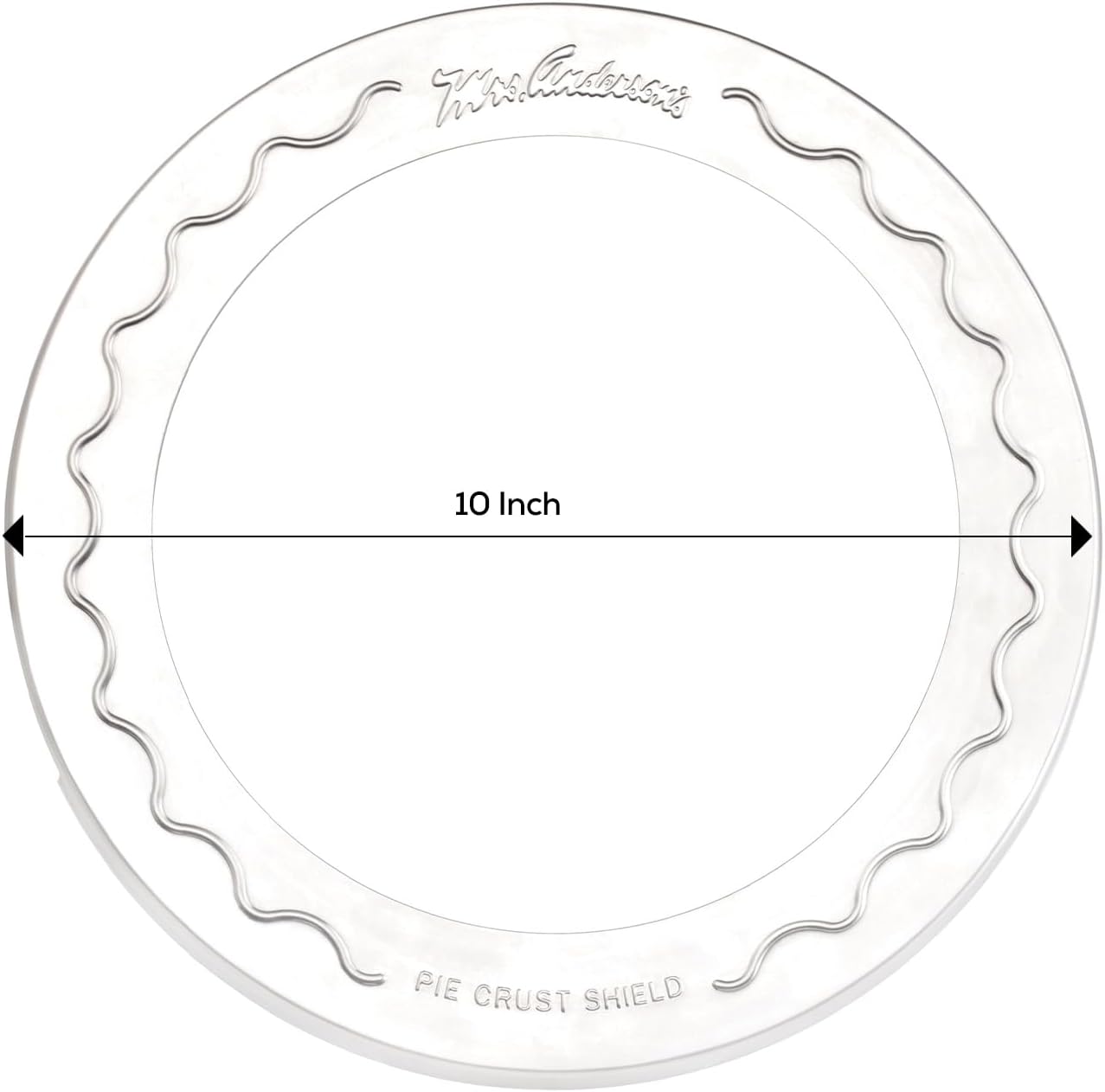 Mrs. Anderson's Baking Pie Crust Protector Shield, Fits 9.5-Inch and 10-Inch Pie Plates