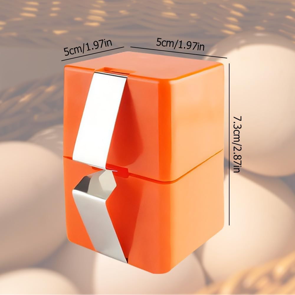 Stainless Egg Shell Opener, 2025 Upgraded Egg Shell Cutter Egg Shell Separator for Raw Eggs Gadgets, Quickly Cutting Off Cooked Eggs, Home Use Multifunctional Egg Cutter for Hard Boiled Eggs (2)