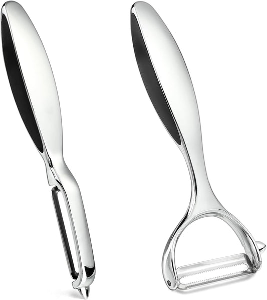 Vegetable Peeler Stainless Steel Potato Peelers Y-Shaped and I-Shaped Peelers,Veggie Carrot Fruit Peelers for Home kitchen