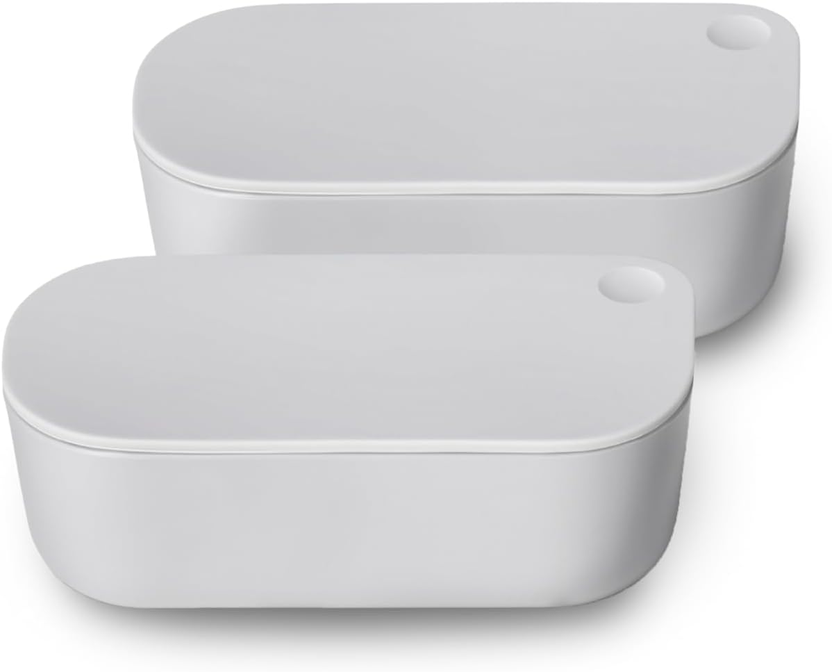 Caraway 2pc Dash Inserts - Dash Ramekins w/Lid - Easy to Store, Non Toxic - Perfect for Sauces, Garnish, & Small Snack or Sides