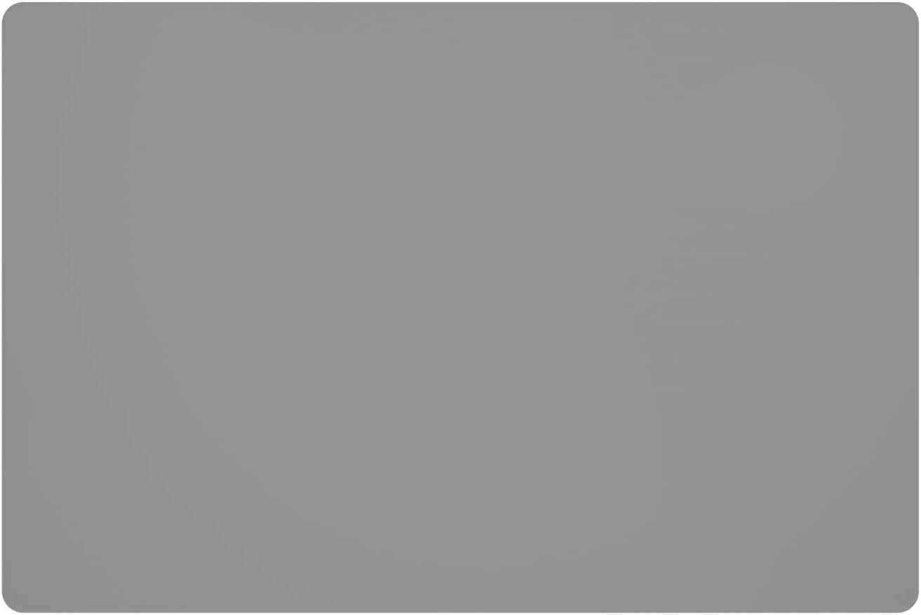 Silicone Placemats, Food-Grade Non-Slip Waterproof, Dining, Stain Resistant, Countertop Protector, Kitchen Counter Mat, Heat Resistant, Baking mat Dishwasher Safe (23.6"×15.7"-1pack, Gray)