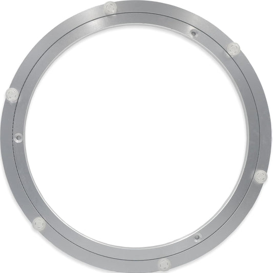 Lazy Susan Hardware Aluminum Metal Rotating Turntable Bearings Swivel Plate Bearing for Dining-Table Non-Slip and Workbench (16 Inchs) …