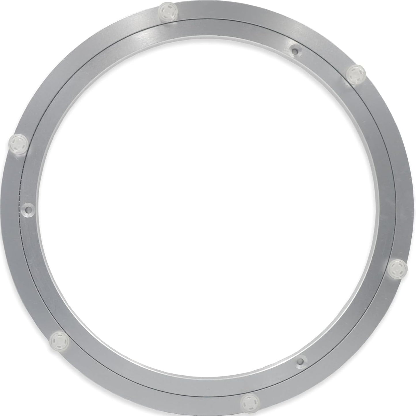 Lazy Susan Hardware Aluminum Rotating Turntable Bearings Swivel Plate Bearing for Dining-Table and Workbench (14 Inchs) …