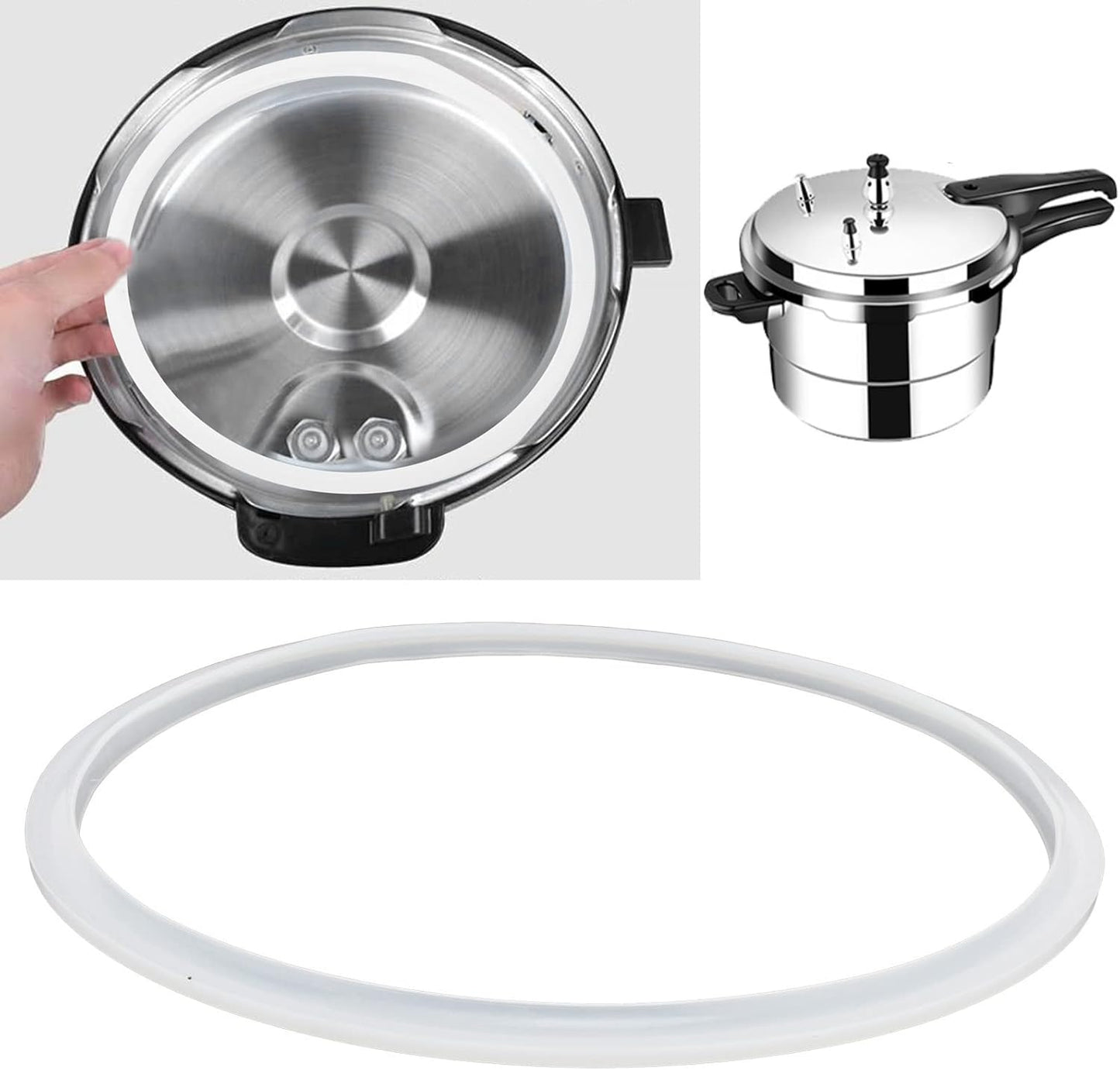 Pressure Cooker Sealing Rings Replacement Accessory, , Suitable for Aluminum Alloy Pressure Cooker, Compatible with Different (26cm)