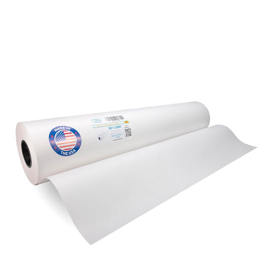 White Butcher Paper 36" x 12000" (1000 feet) - USA-Made Natural Butcher Paper Roll for Meat and Fish - Uncoated, Unwaxed & Food-Grade Material for Smoker, Grilling & BBQ by IDL Packaging