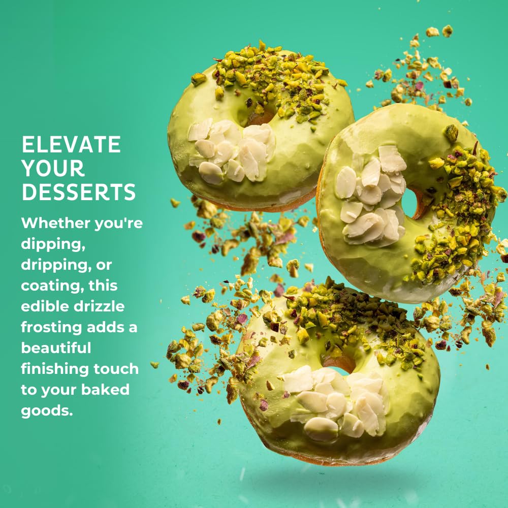 Blueberry-Flavored Cake Drizzle by Chefmaster, Edible Cake Drip Frosting for Decorating, Drip for Cakes, Cupcakes, Cookies, Donuts, 6.6 lbs