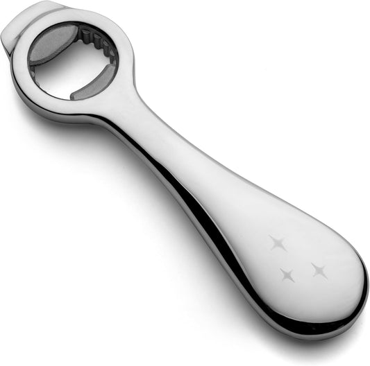 Midnight Open All-in-One Bottle and Can Opener, Ergonomic Design, Stainless Steel