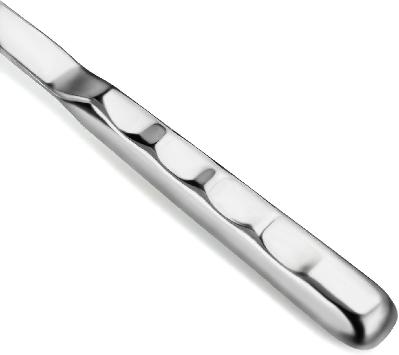 New Star Foodservice 52183 Hollow Handle Solid Serving Spoon, 12", Silver