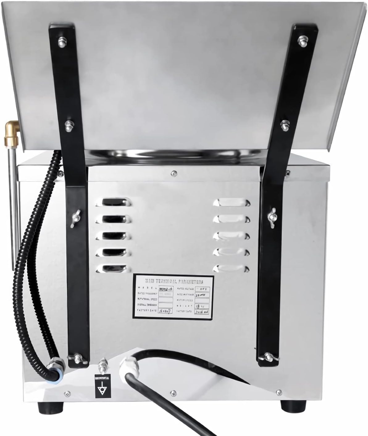 INTSUPERMAI 16L Commercial Electric Pressure Fryer Stainless Steel Countertop Pressure Fryer Electric Fried Chicken Stove Professional Tabletop Restaurant Kitchen Frying Machine 110V 2.4KW