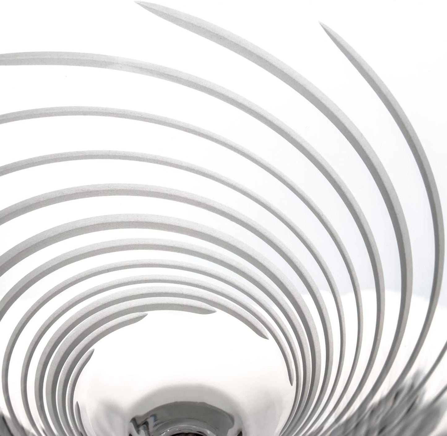 Rolf Glass Cyclone 10 Ounce Martini Glasses | Set of 2 Stemmed Cocktail Glasses | Proudly Made in the USA | Large Engraved Martini Glasses | Lead-Free Glass